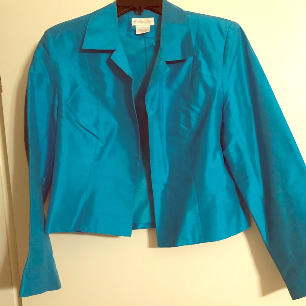 Turquoise blazer